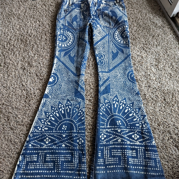 Last Call. Free people Aztec printed pants. - Picture 3 of 5